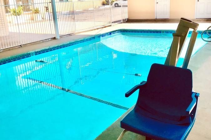 Grand Inn pool with ADA lift